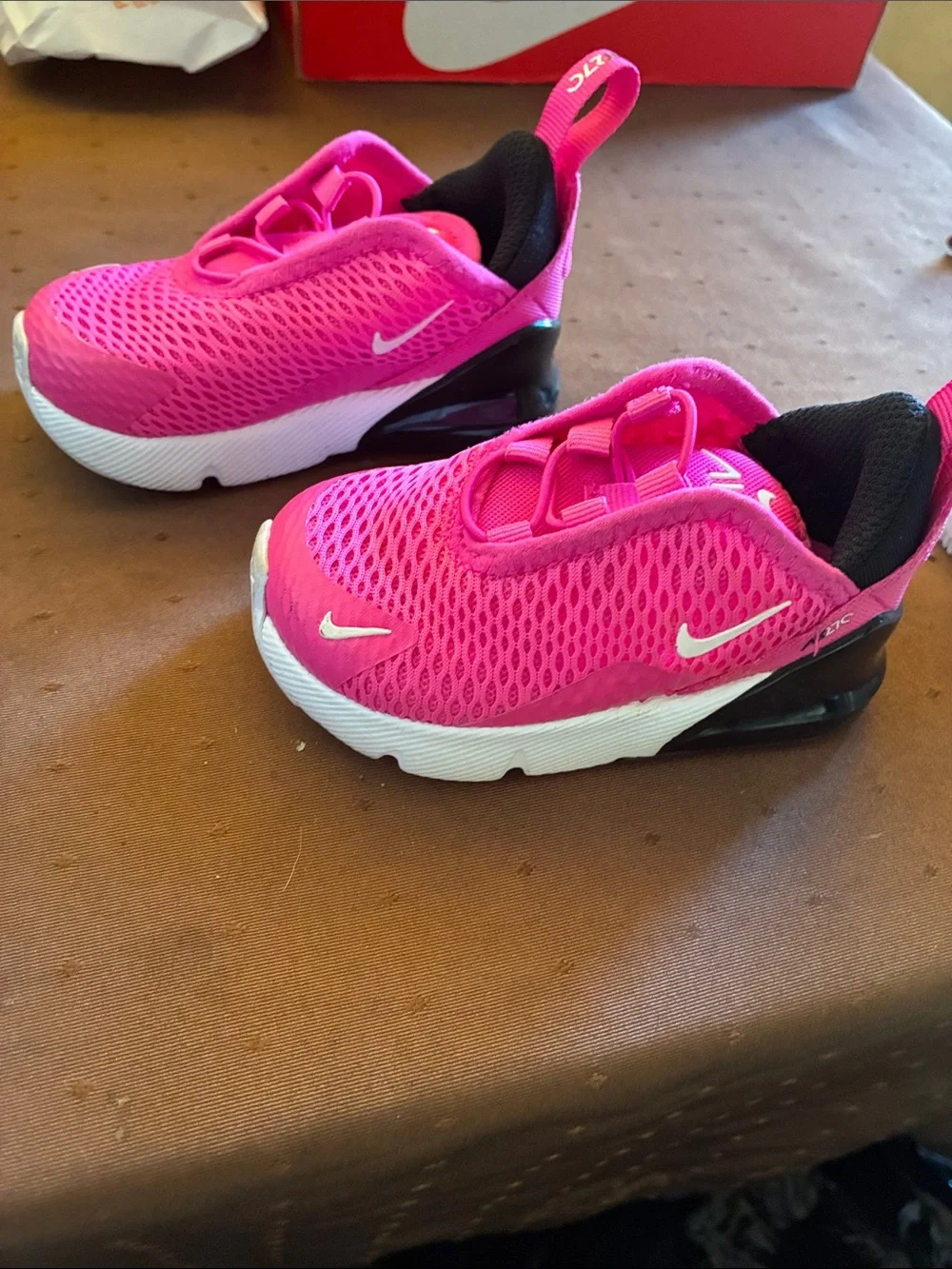 Nike Kids Hot Pink Slip-On Mesh Sneakers